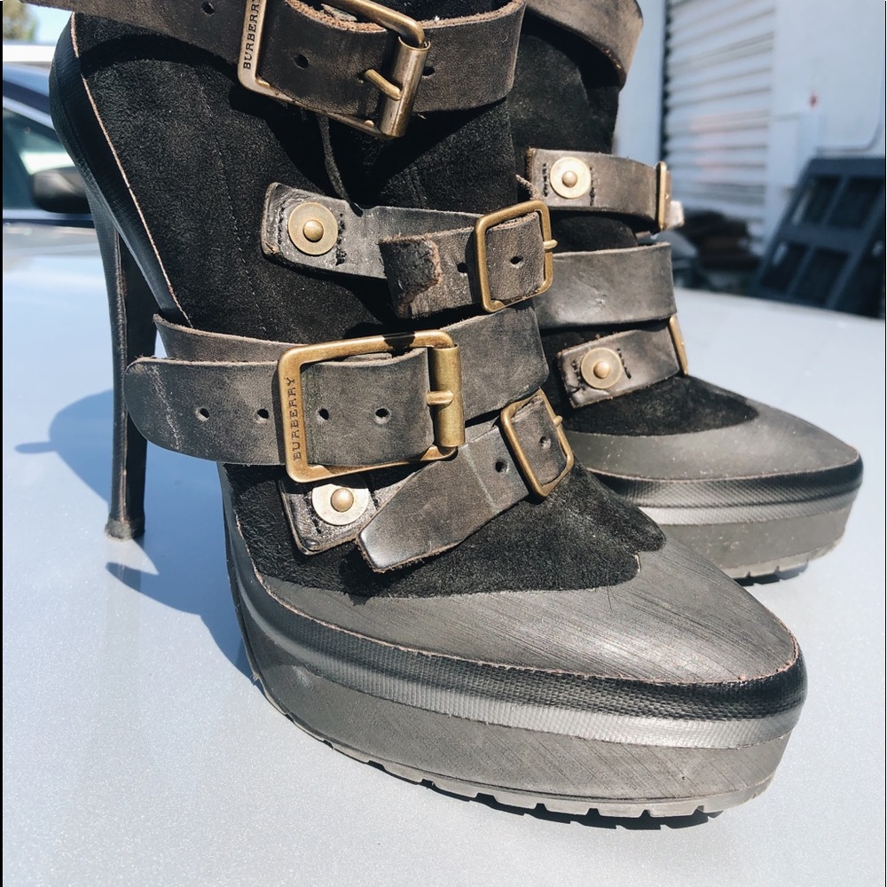 Burberry high heel boots